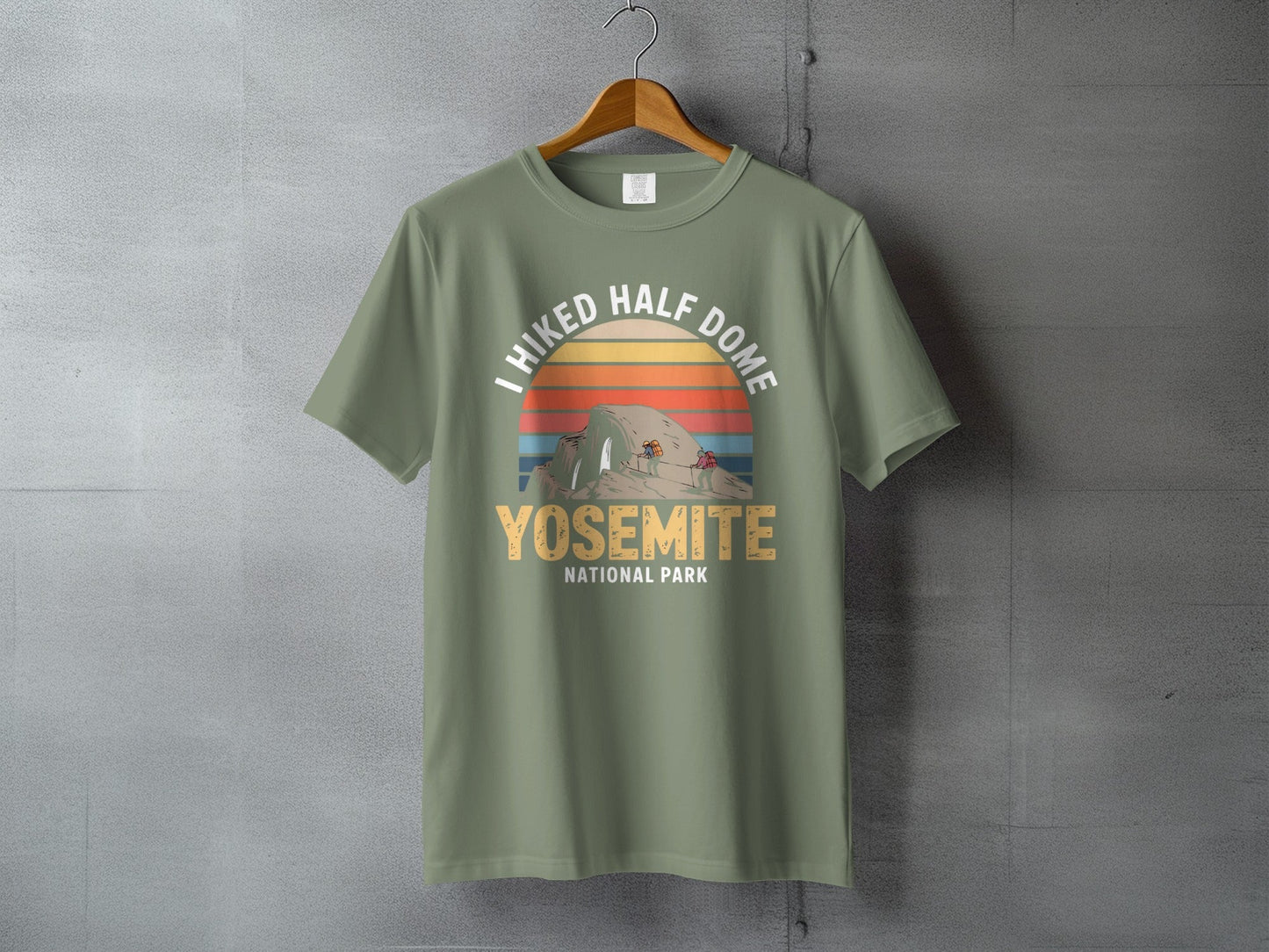 "I Hiked Half Dome, Yosemite National Park" T-Shirt - S - Sloth & Duck