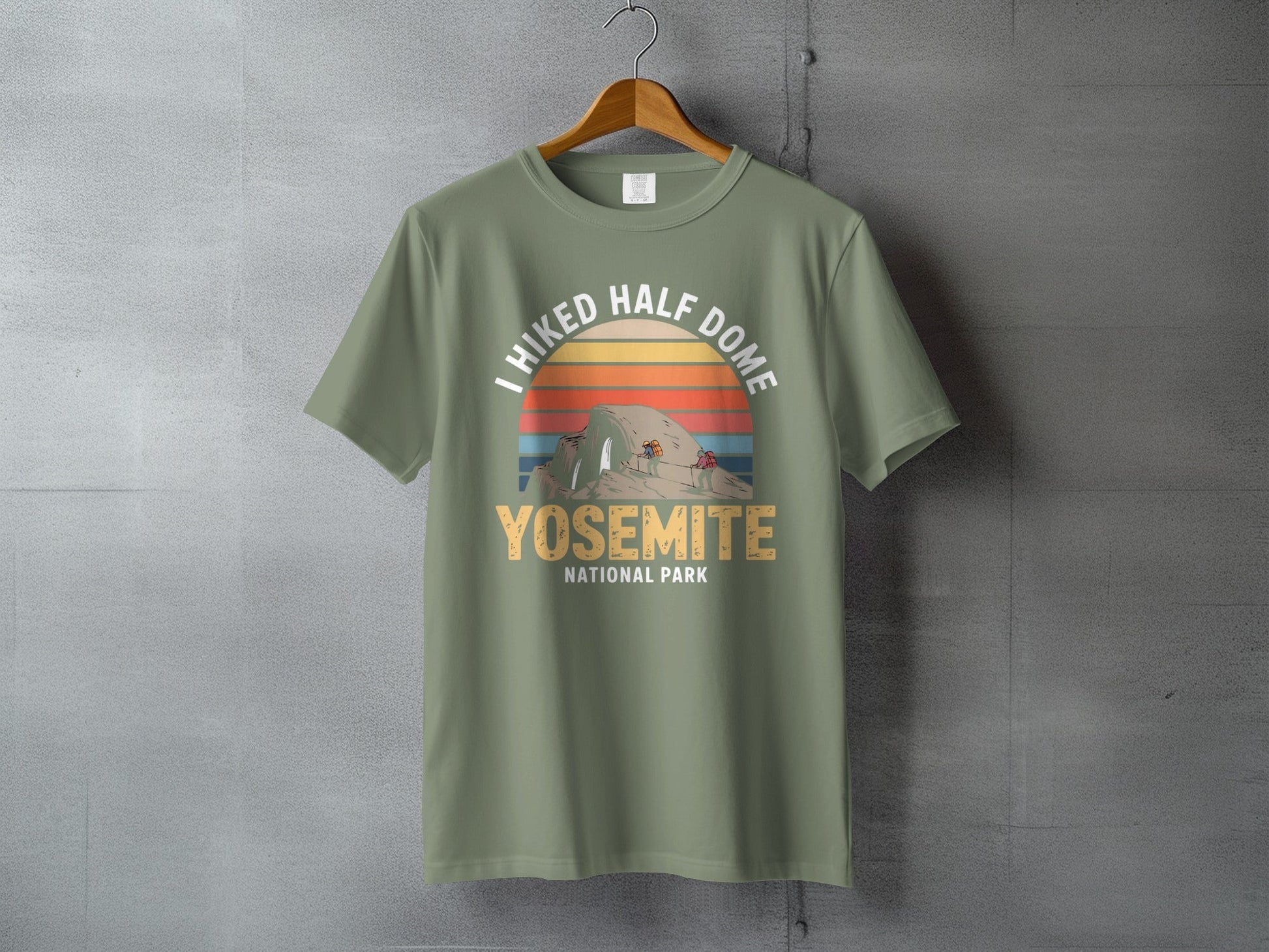 "I Hiked Half Dome, Yosemite National Park" T-Shirt - S - Sloth & Duck