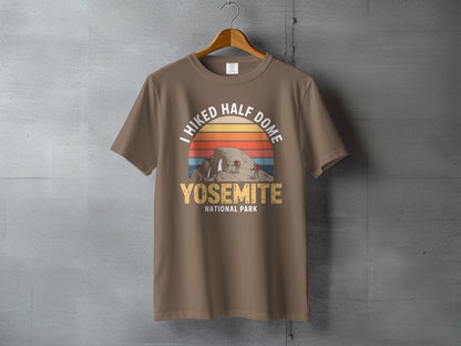 "I Hiked Half Dome, Yosemite National Park" T-Shirt - S - Sloth & Duck