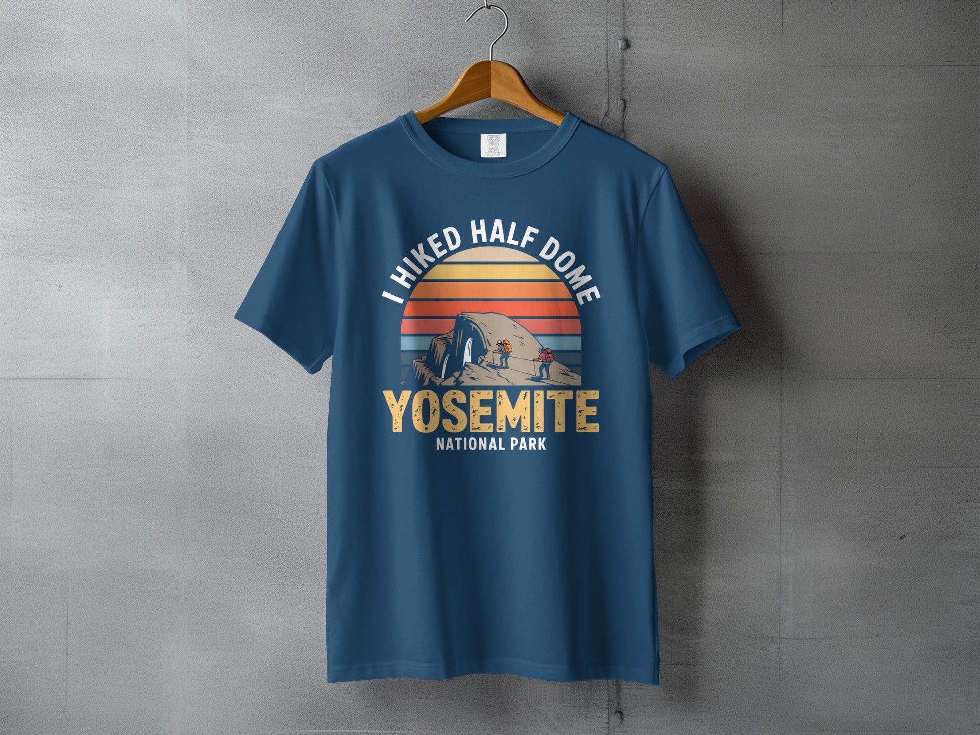 "I Hiked Half Dome, Yosemite National Park" T-Shirt - S - Sloth & Duck