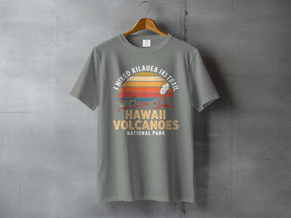 "I Hiked Hawaii Volcanoes National Park" T-Shirt - S - Sloth & Duck