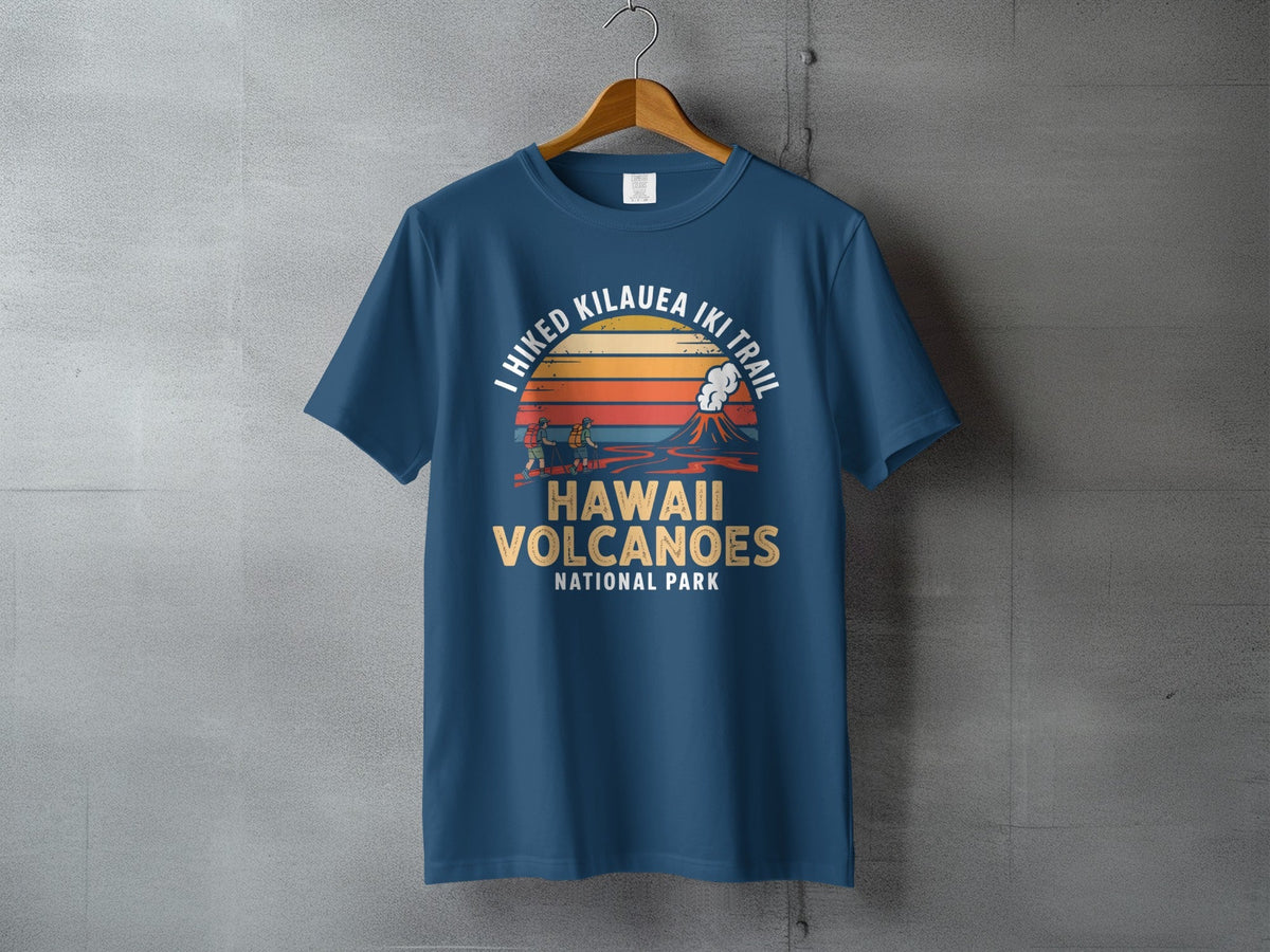 "I Hiked Hawaii Volcanoes National Park" T-Shirt - S - Sloth & Duck