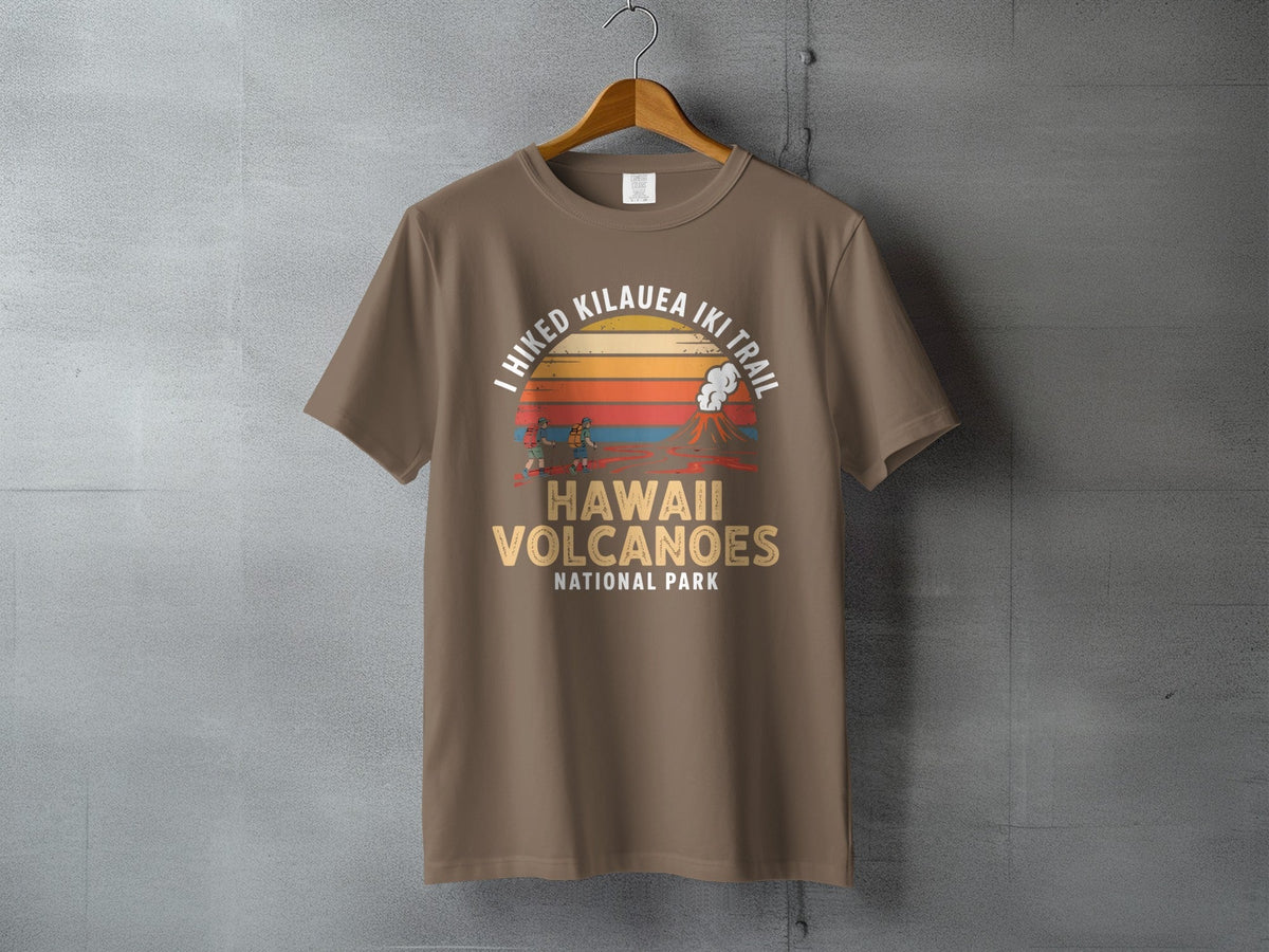 "I Hiked Hawaii Volcanoes National Park" T-Shirt - S - Sloth & Duck