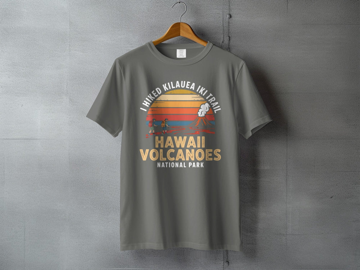 "I Hiked Hawaii Volcanoes National Park" T-Shirt - S - Sloth & Duck