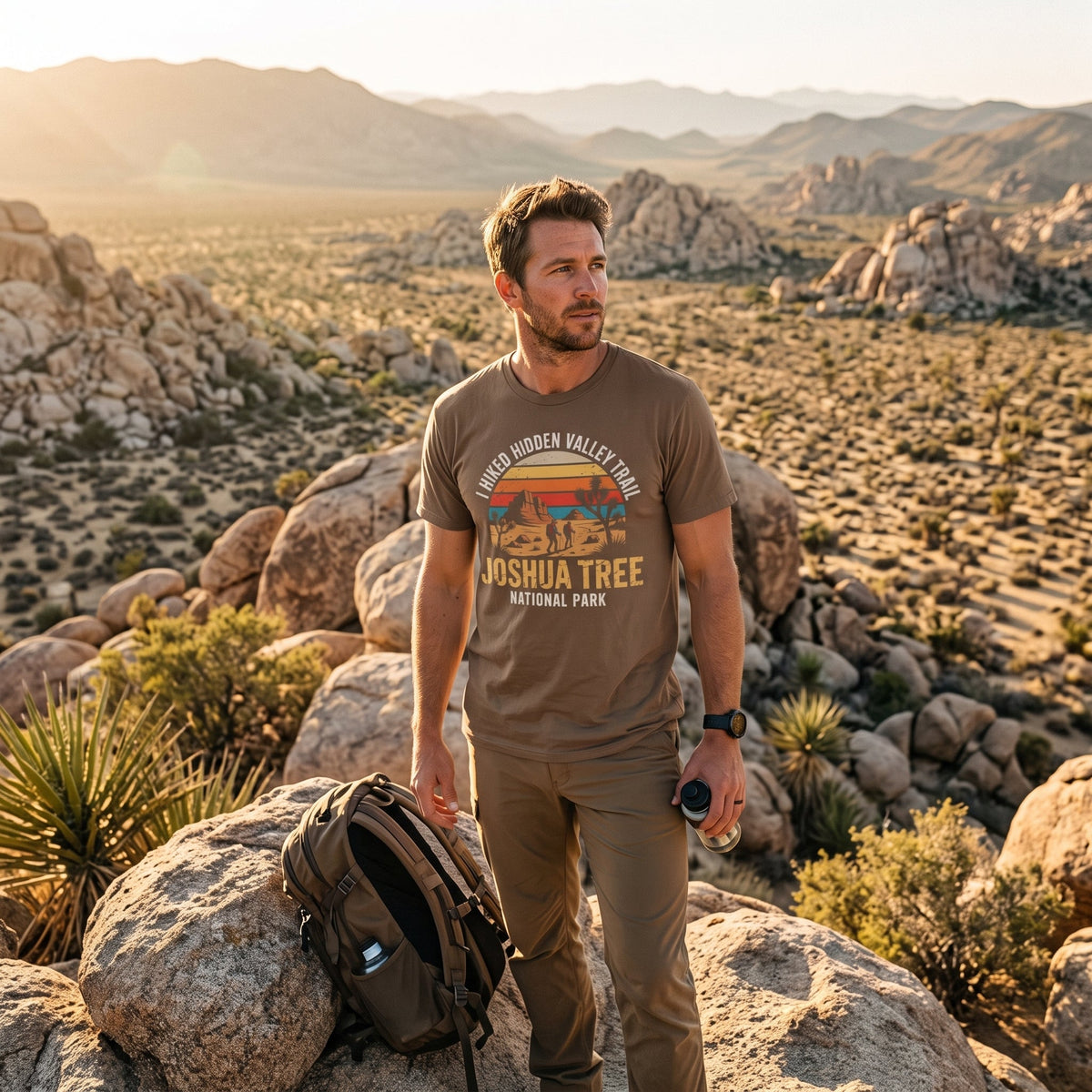 I Hiked Joshua Tree T-Shirt -S - Sloth & Duck