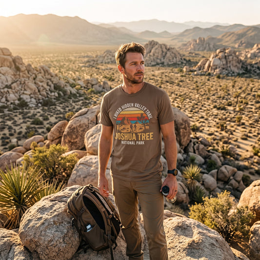 I Hiked Joshua Tree T-Shirt -S - Sloth & Duck