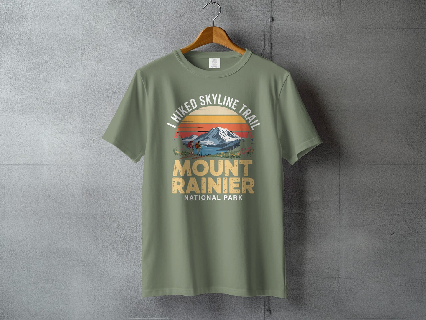 "I Hiked Mount Rainier" T-Shirt - S - Sloth & Duck