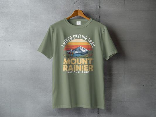 "I Hiked Mount Rainier" T-Shirt - S - Sloth & Duck