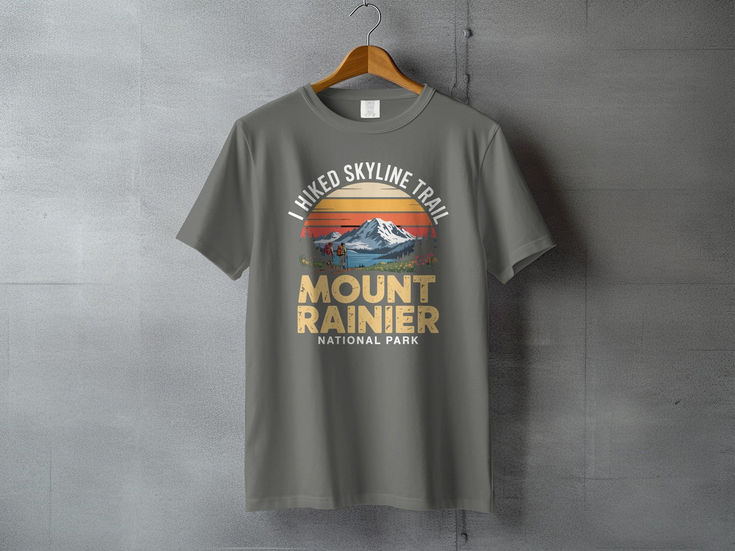 "I Hiked Mount Rainier" T-Shirt - S - Sloth & Duck