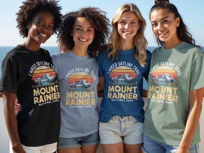 "I Hiked Mount Rainier" T-Shirt - S - Sloth & Duck