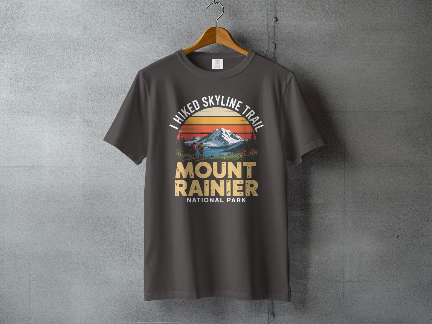 "I Hiked Mount Rainier" T-Shirt - S - Sloth & Duck