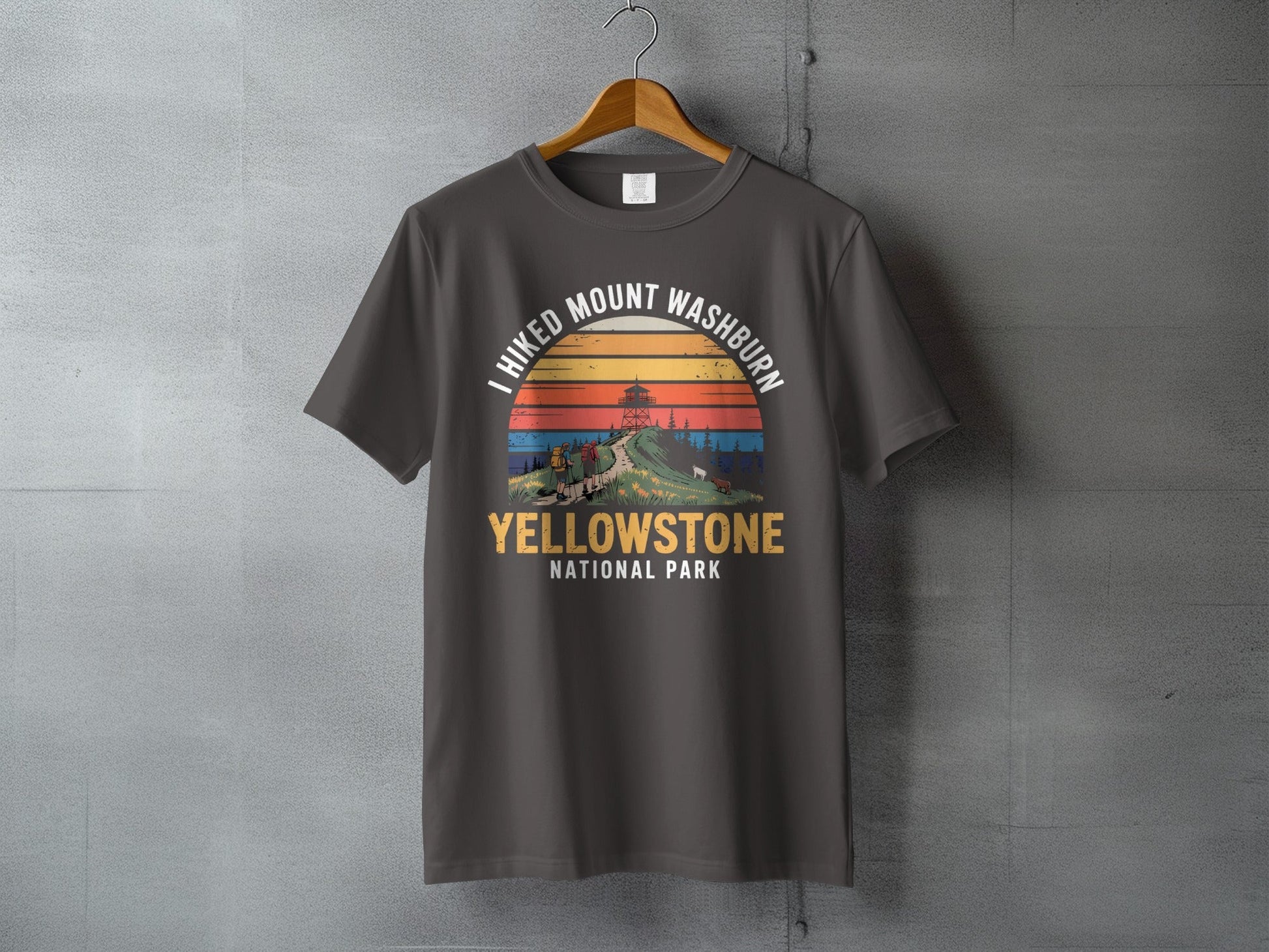 "I Hiked Mount Washburn" T-Shirt - S - Sloth & Duck