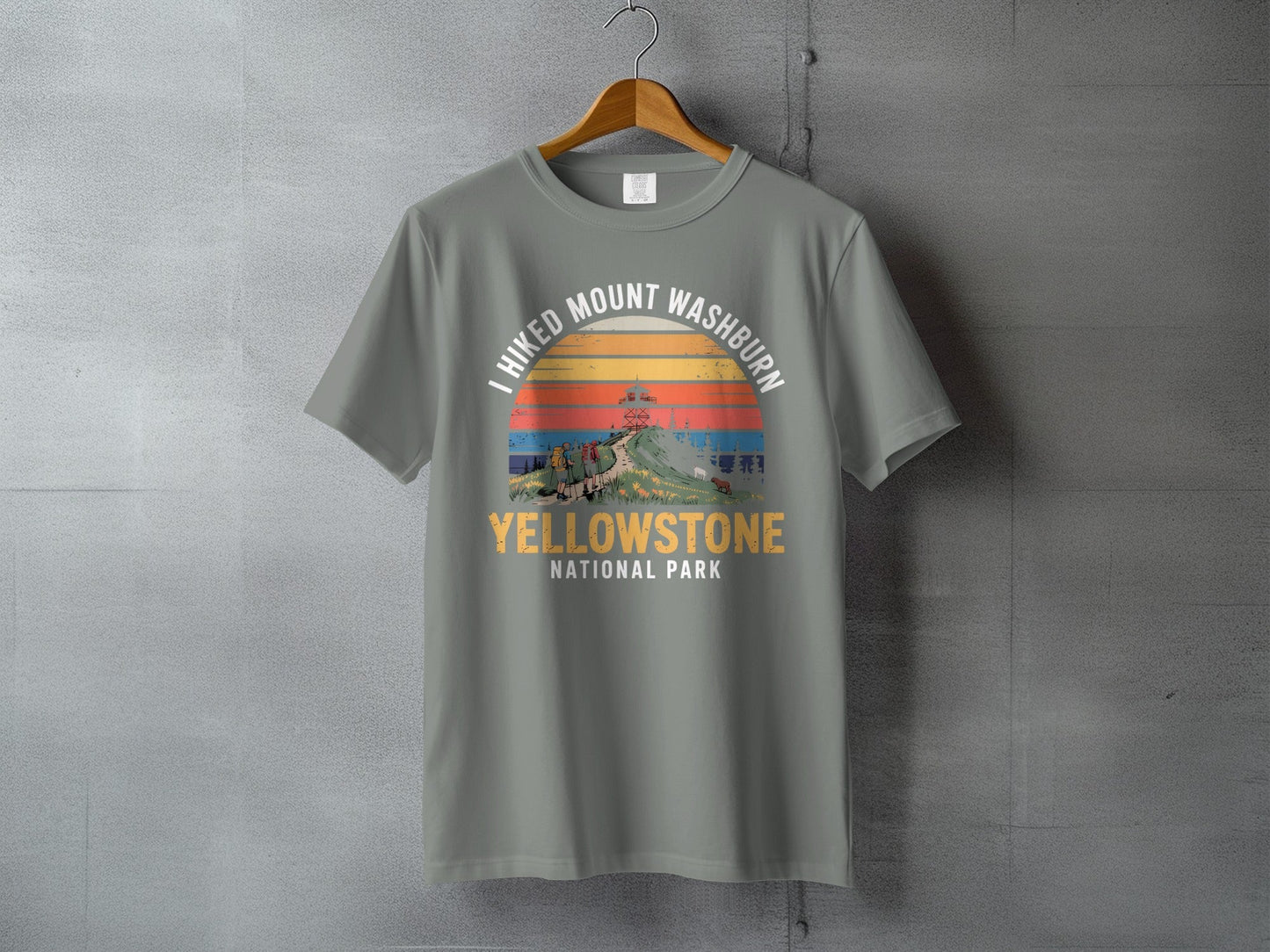 "I Hiked Mount Washburn" T-Shirt - S - Sloth & Duck
