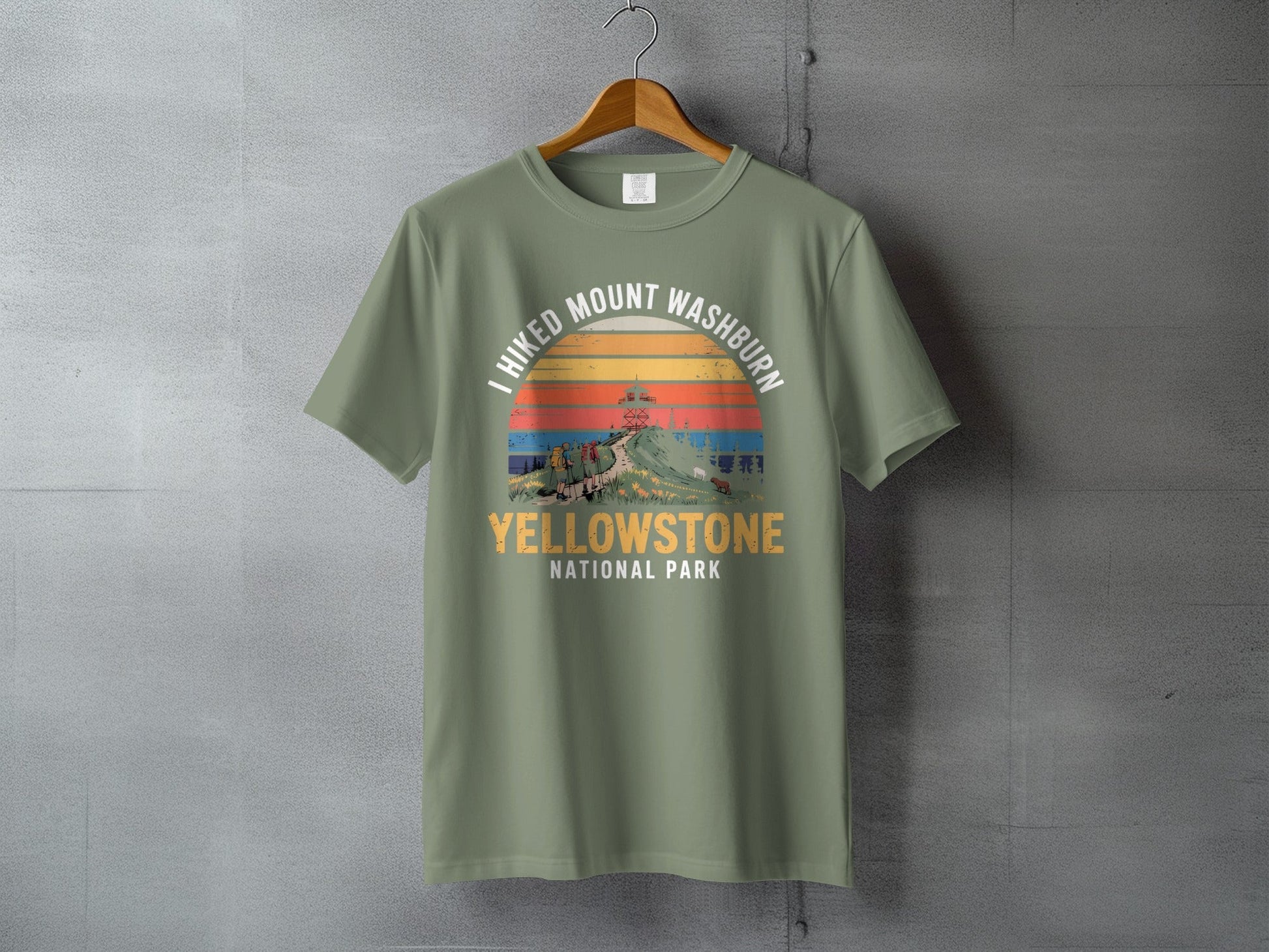 "I Hiked Mount Washburn" T-Shirt - S - Sloth & Duck