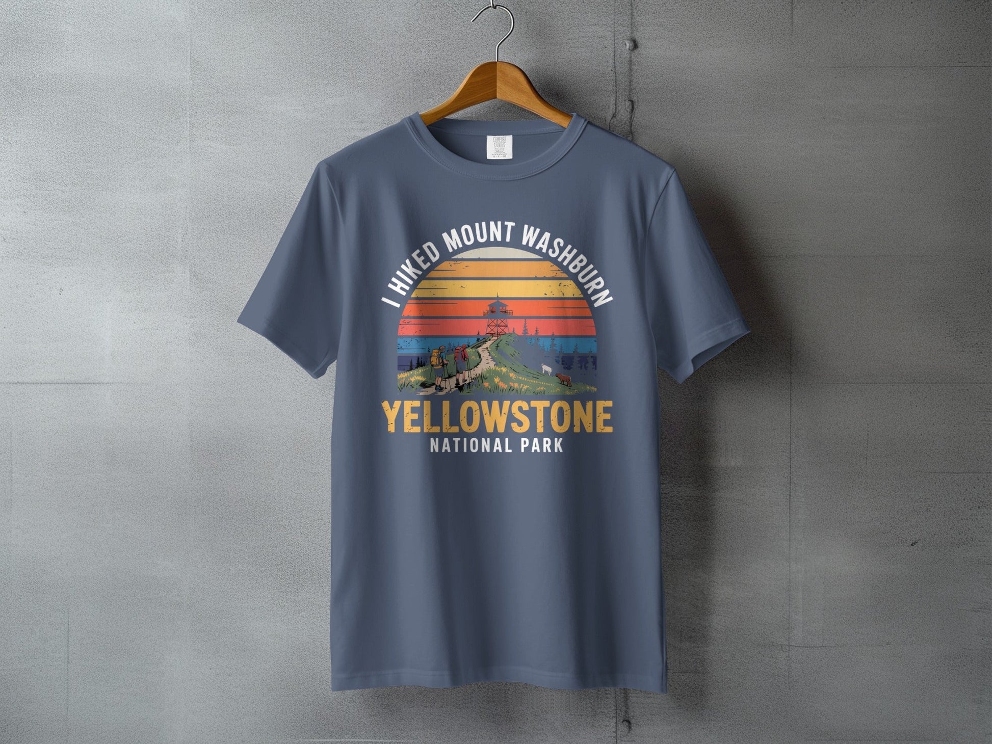 "I Hiked Mount Washburn" T-Shirt - S - Sloth & Duck