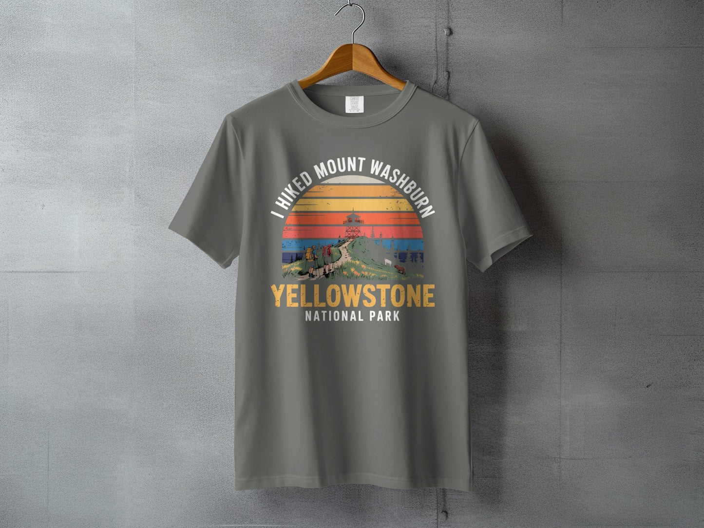 "I Hiked Mount Washburn" T-Shirt - S - Sloth & Duck