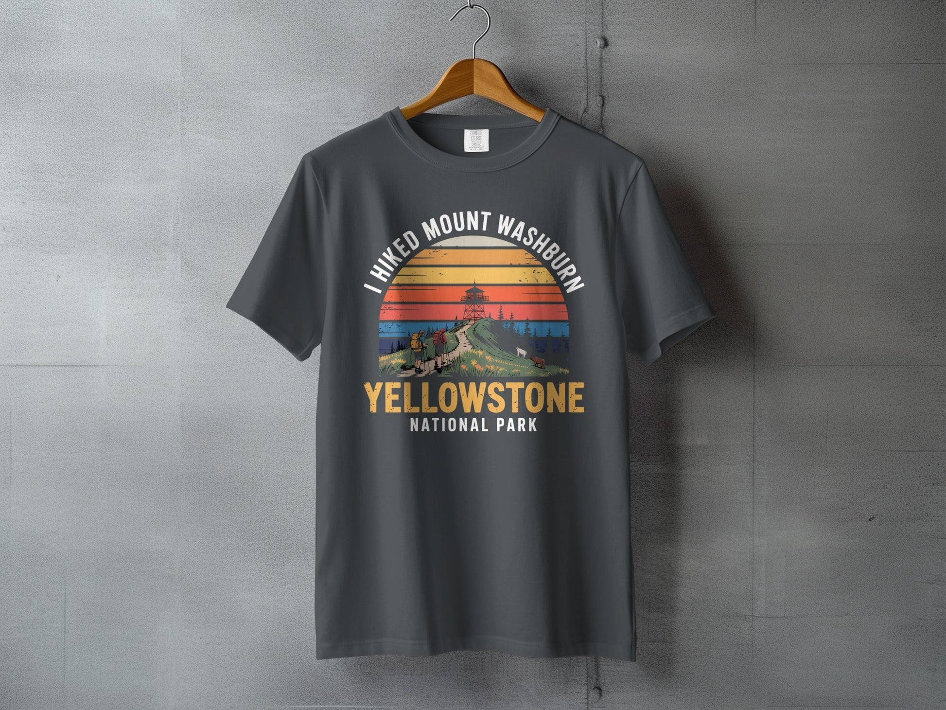 "I Hiked Mount Washburn" T-Shirt - S - Sloth & Duck
