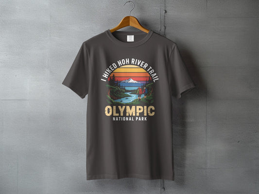"I Hiked Olympic National Park" T Shirt - S - Sloth & Duck