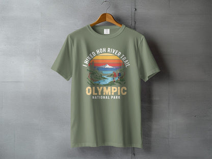"I Hiked Olympic National Park" T Shirt - S - Sloth & Duck