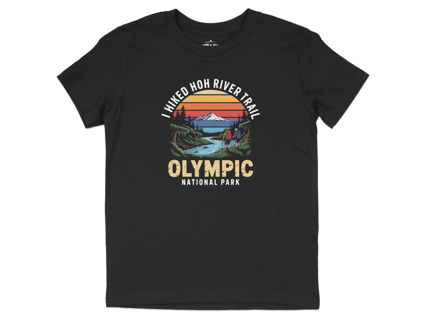 "I Hiked Olympic National Park" T Shirt - S - Sloth & Duck