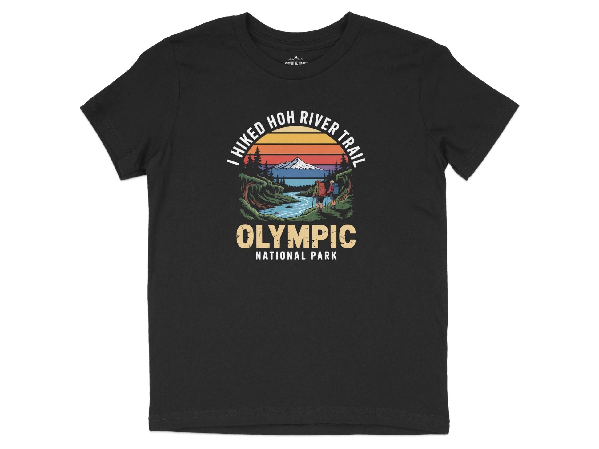 "I Hiked Olympic National Park" T Shirt - S - Sloth & Duck
