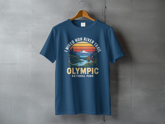 "I Hiked Olympic National Park" T Shirt - S - Sloth & Duck