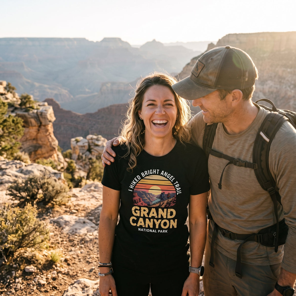 I Hiked the Grand Canyon T-Shirt -S - Sloth & Duck