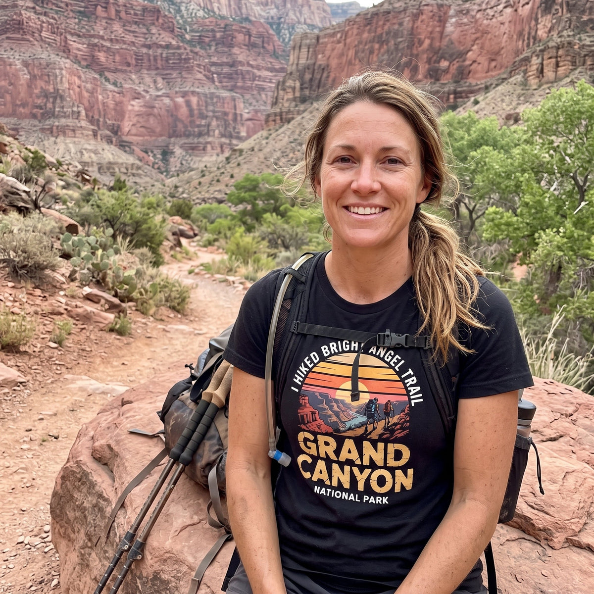 I Hiked the Grand Canyon T-Shirt -S - Sloth & Duck