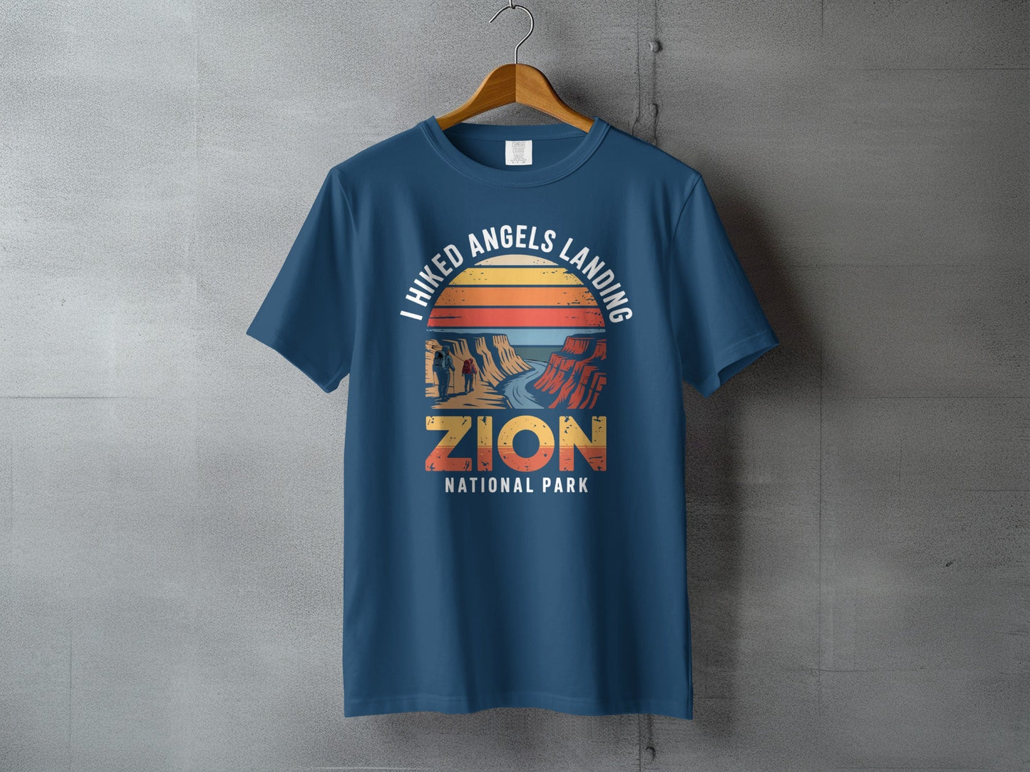 "I Hiked Zion National Park" T-Shirt - S - Sloth & Duck