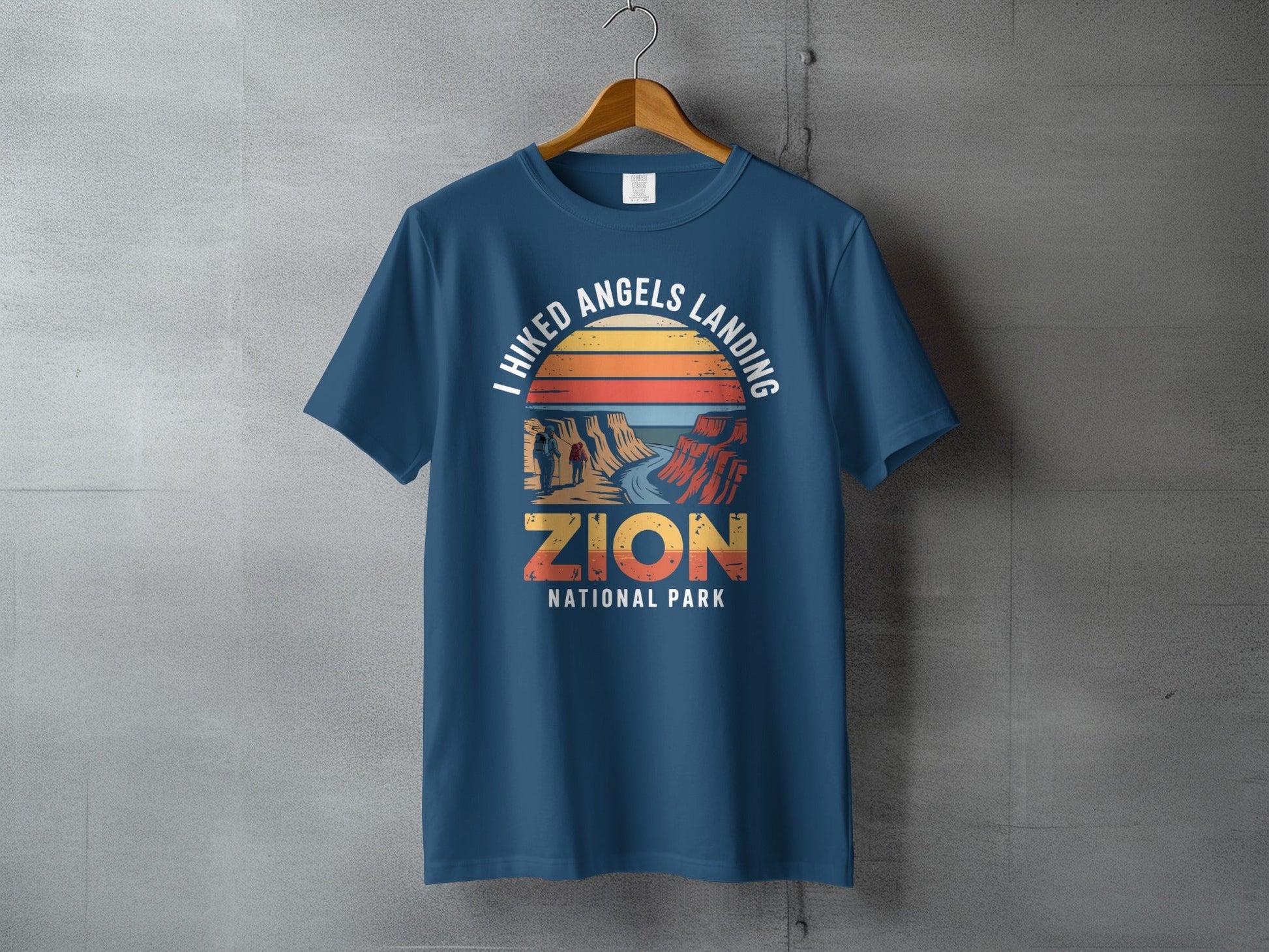 "I Hiked Zion National Park" T-Shirt - S - Sloth & Duck