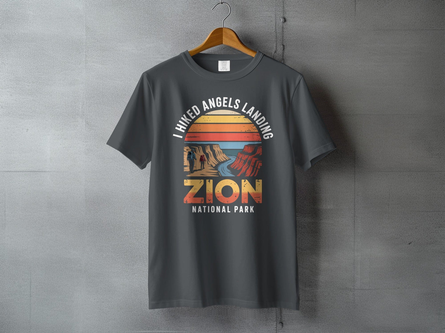 "I Hiked Zion National Park" T-Shirt - S - Sloth & Duck