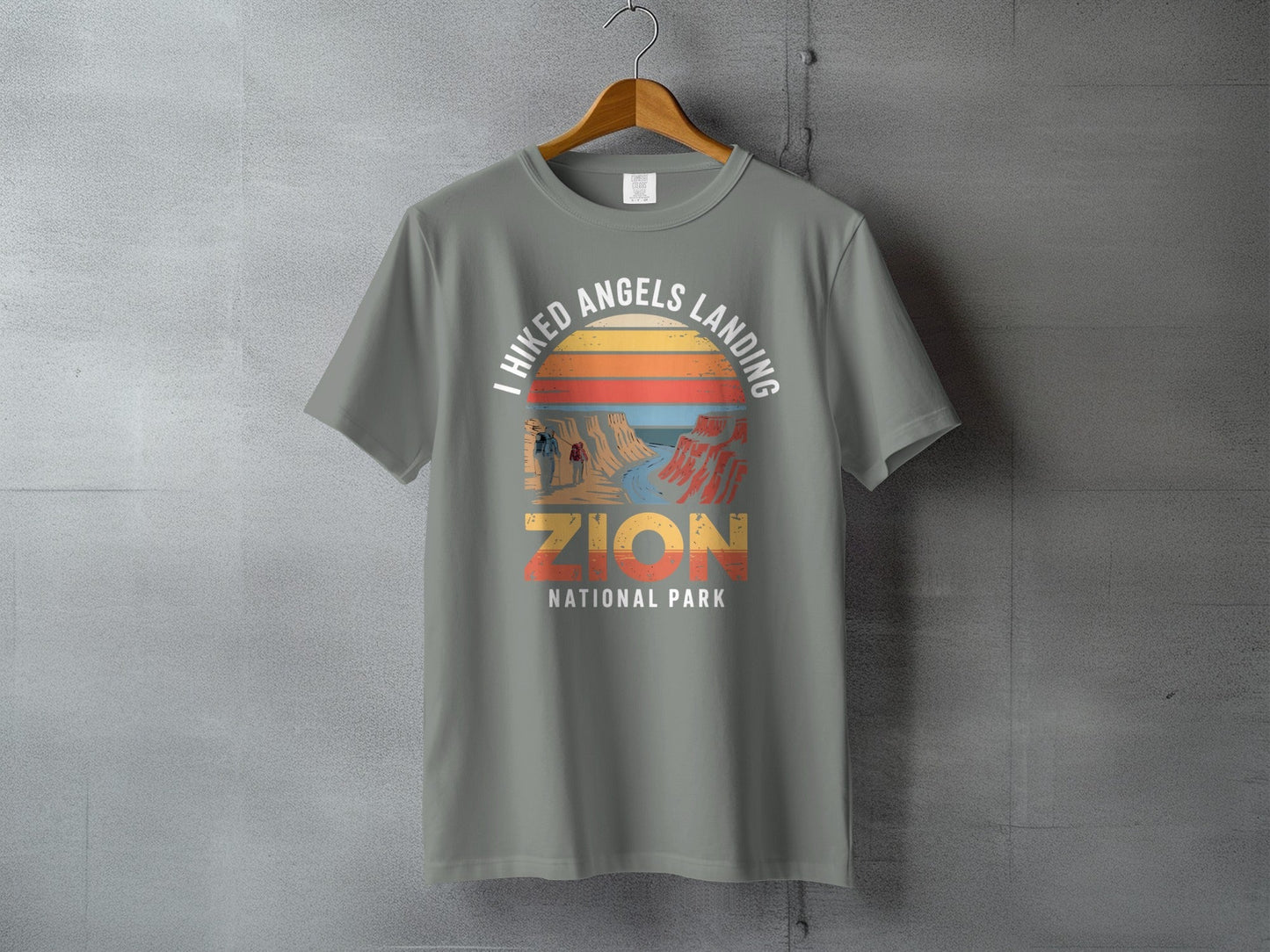 "I Hiked Zion National Park" T-Shirt - S - Sloth & Duck