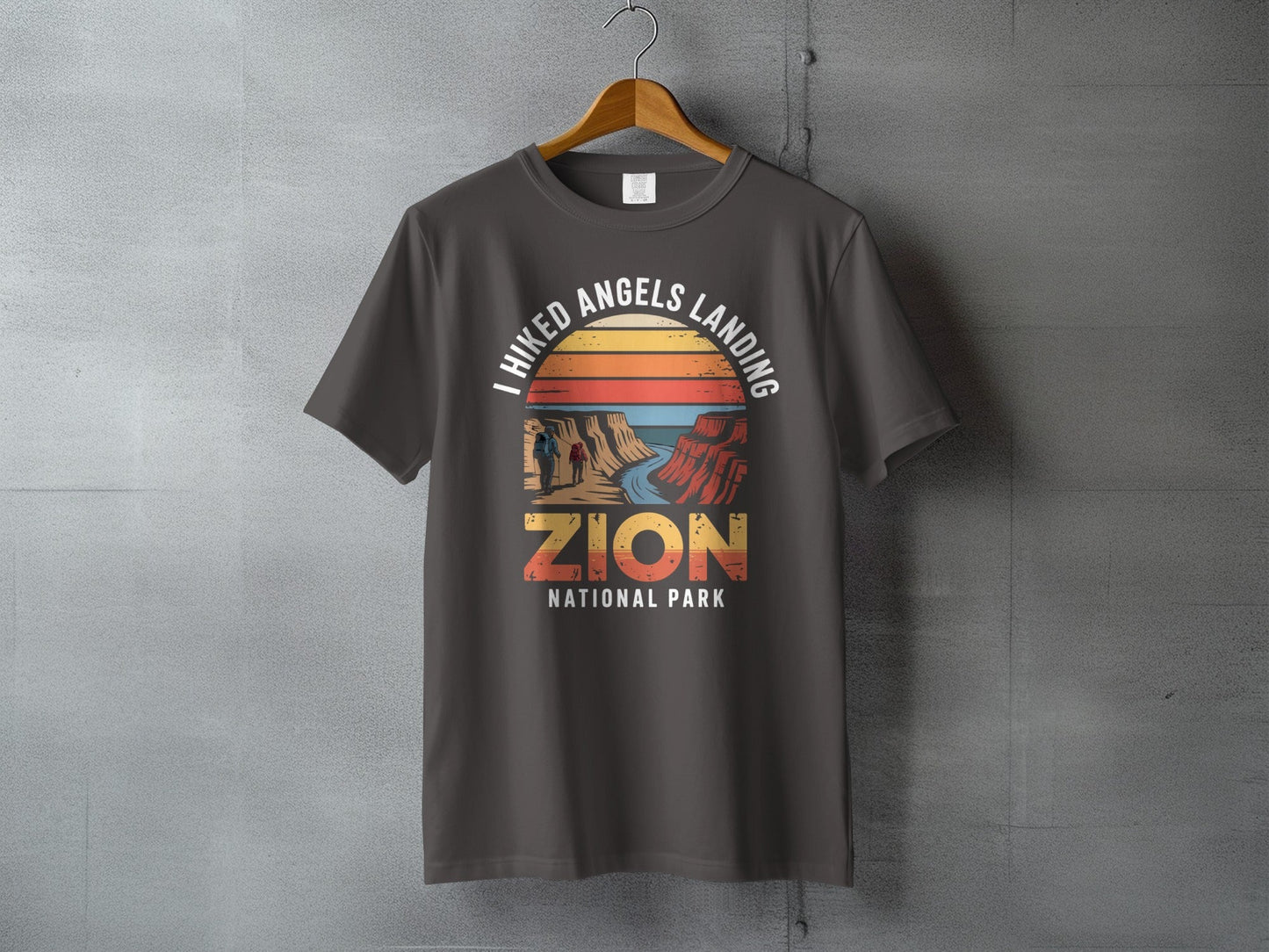 "I Hiked Zion National Park" T-Shirt - S - Sloth & Duck