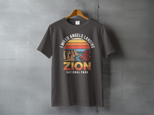 "I Hiked Zion National Park" T-Shirt - S - Sloth & Duck