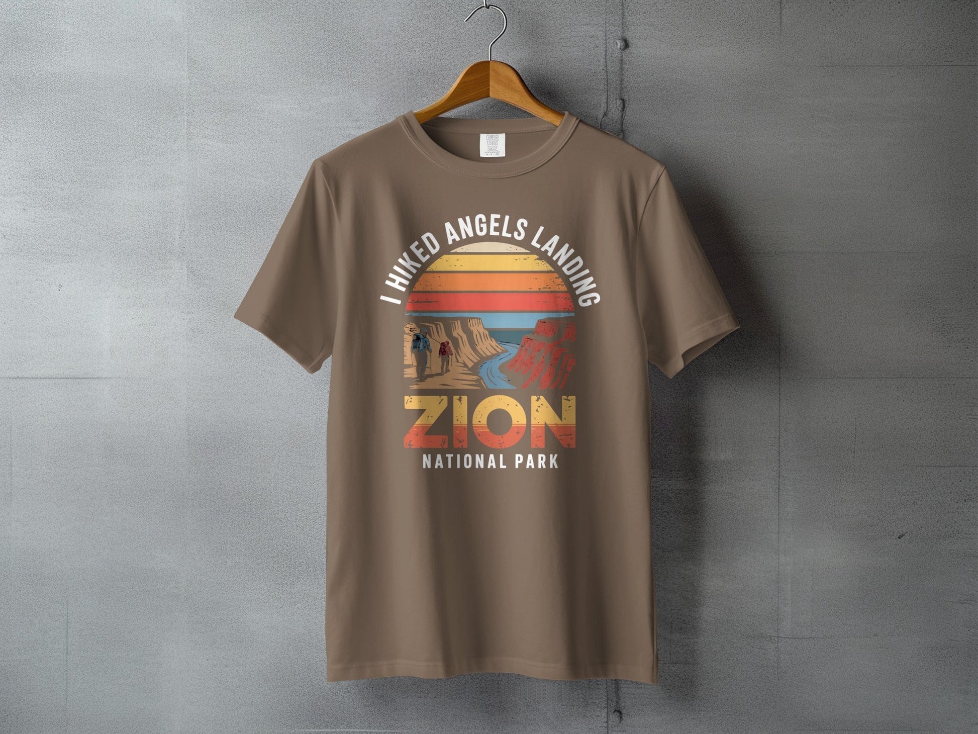 "I Hiked Zion National Park" T-Shirt - S - Sloth & Duck