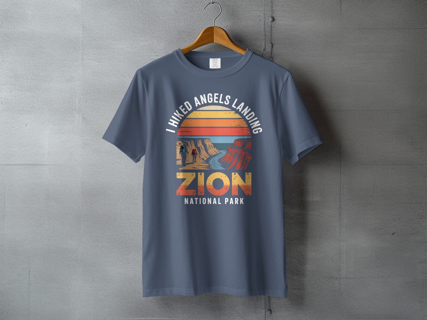"I Hiked Zion National Park" T-Shirt - S - Sloth & Duck