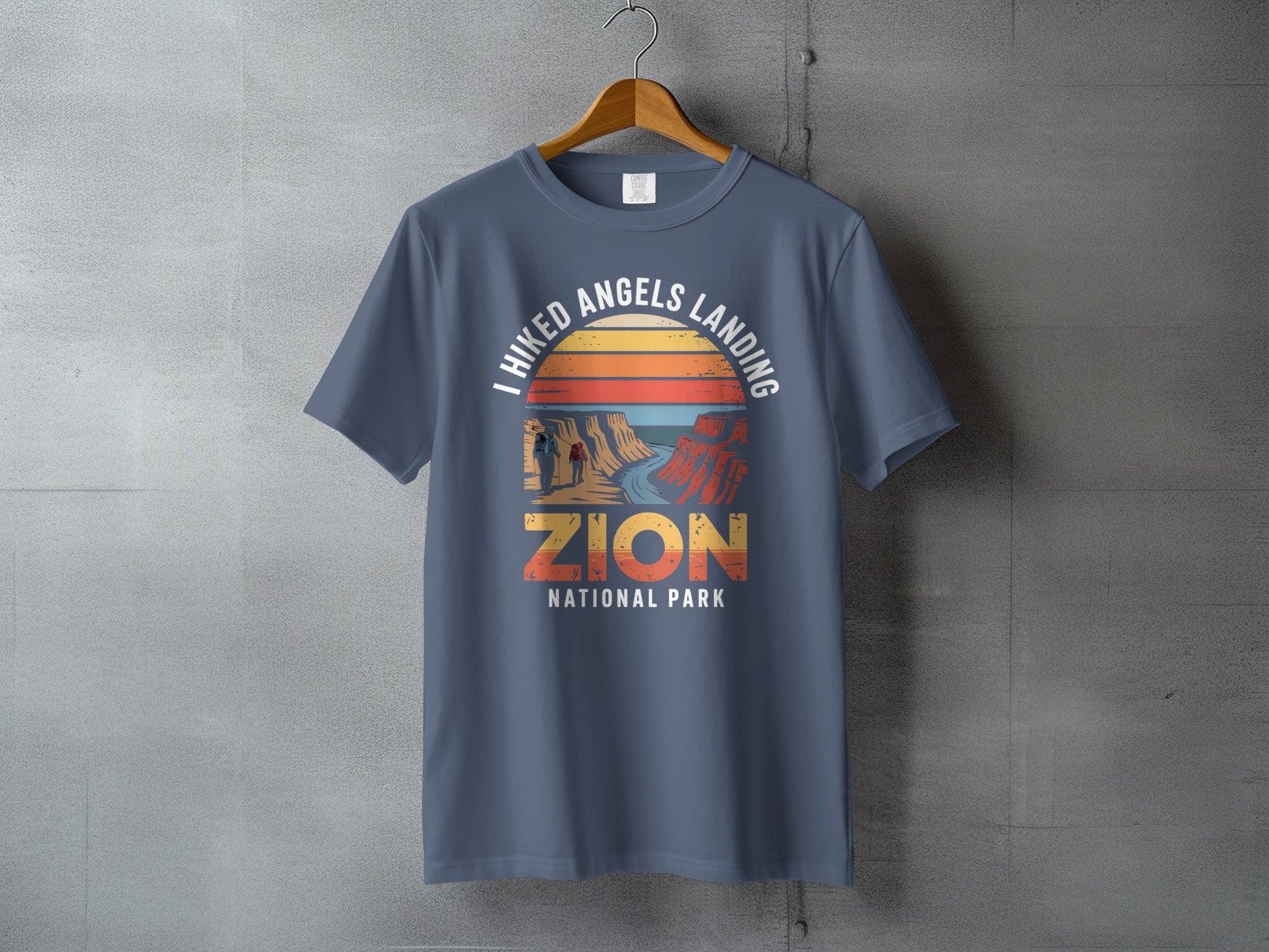 "I Hiked Zion National Park" T-Shirt - S - Sloth & Duck