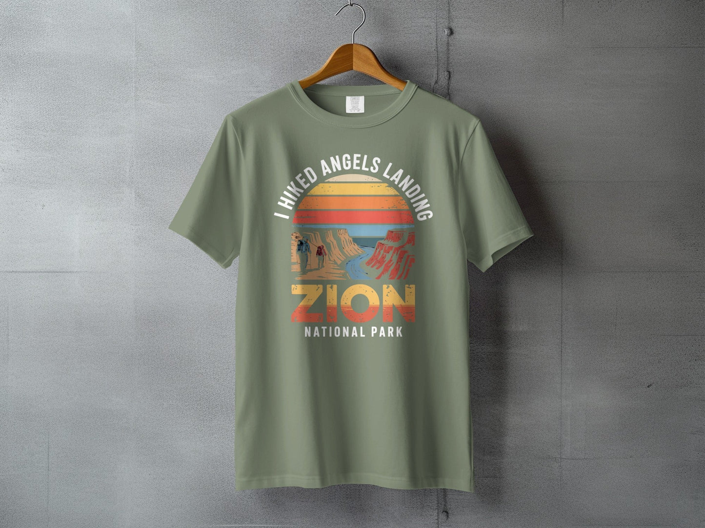 "I Hiked Zion National Park" T-Shirt - S - Sloth & Duck