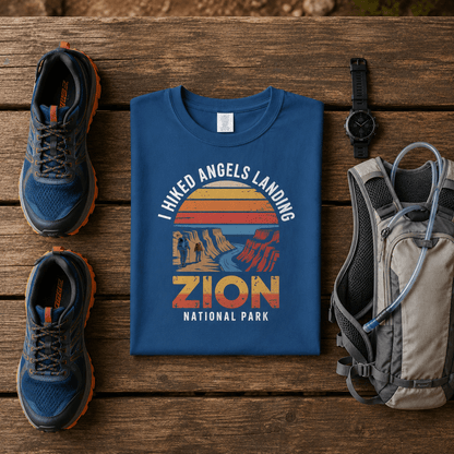 I Hiked Zion National Park T-Shirt -S - Sloth & Duck