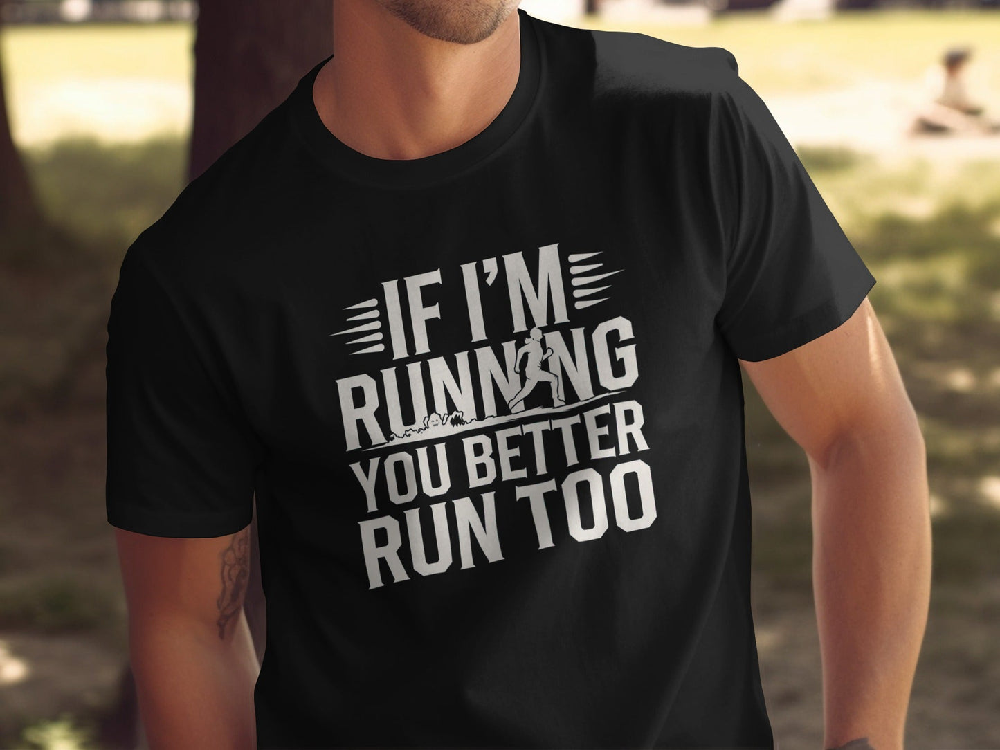 "If I'm Running You Better Run Too" T-Shirt - T-Shirts - Sloth & Duck
