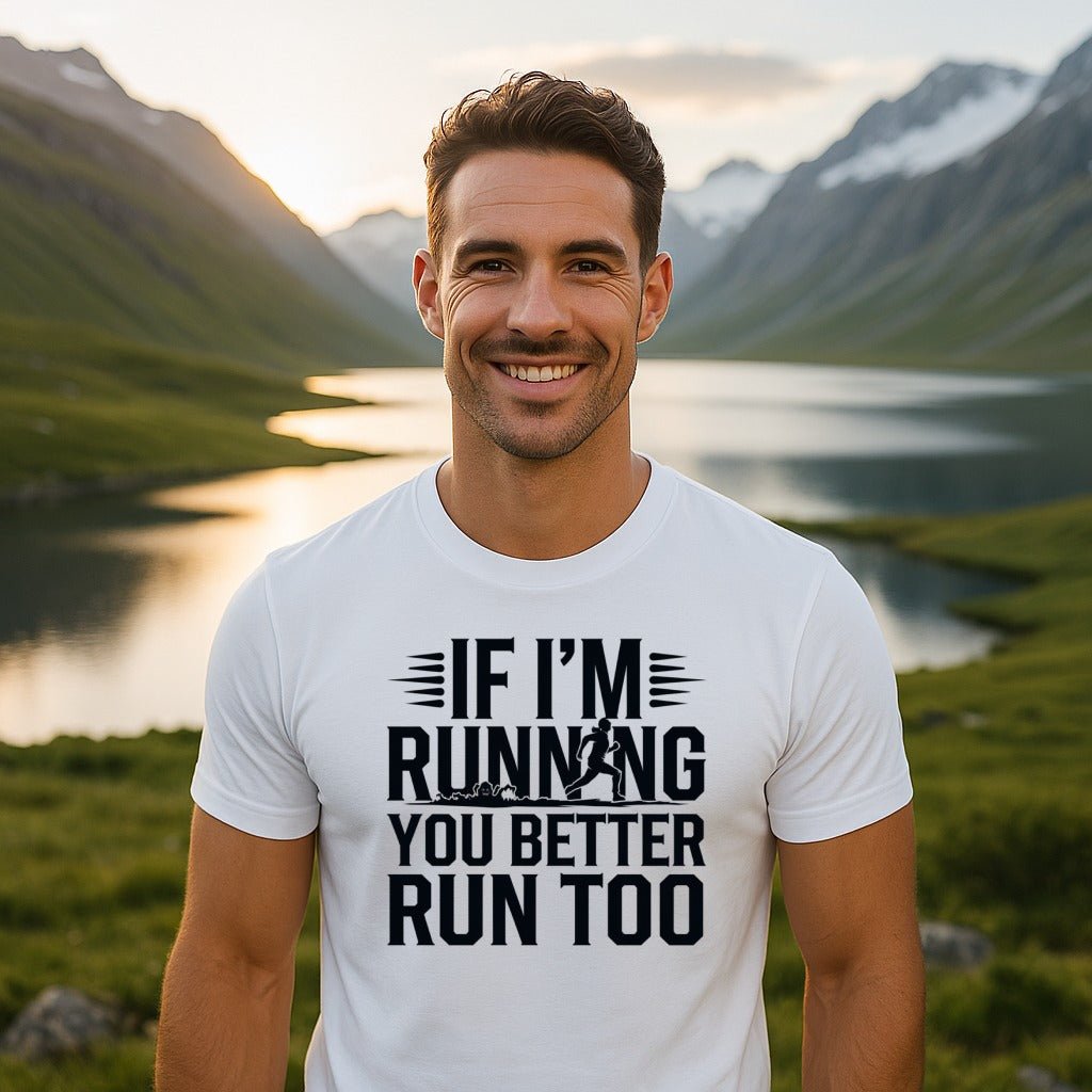 "If I'm Running You Better Run Too" T-Shirt - T-Shirt - Sloth & Duck