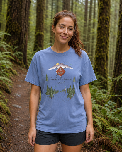 100k Steady Persistence Finish Trail T-Shirt