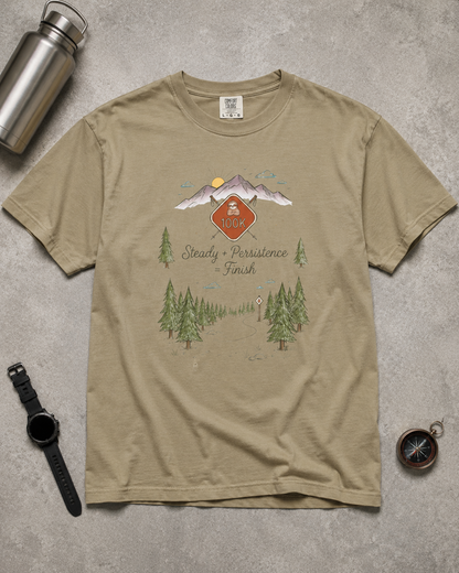 100k Steady Persistence Finish Trail T-Shirt