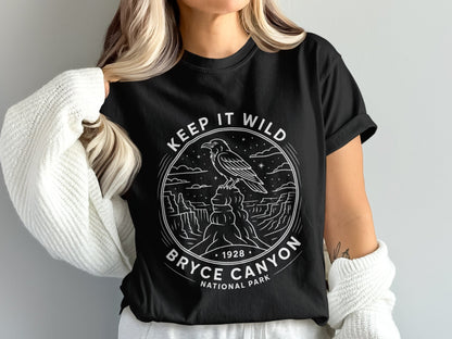 "Keep It Wild" Bryce Canyon National Park T-Shirt - S - Sloth & Duck