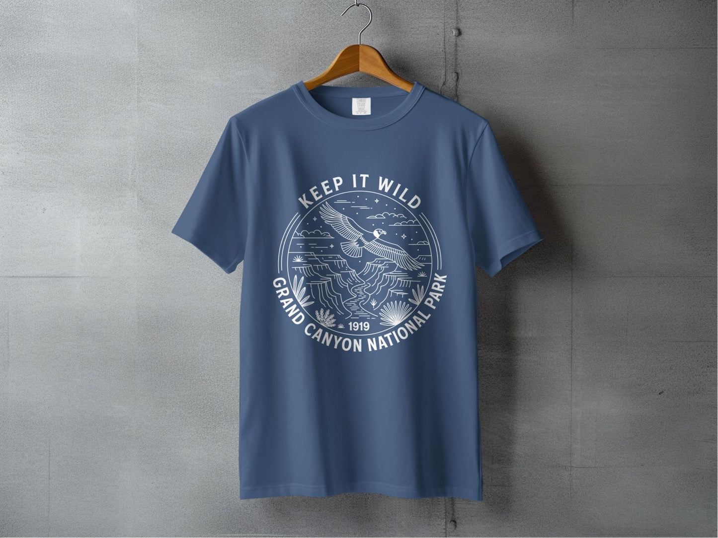 "Keep It Wild" Grand Canyon National Park T-Shirt - S - Sloth & Duck