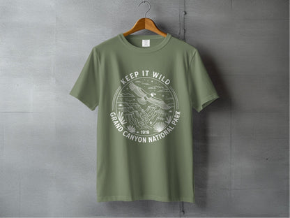 "Keep It Wild" Grand Canyon National Park T-Shirt - S - Sloth & Duck
