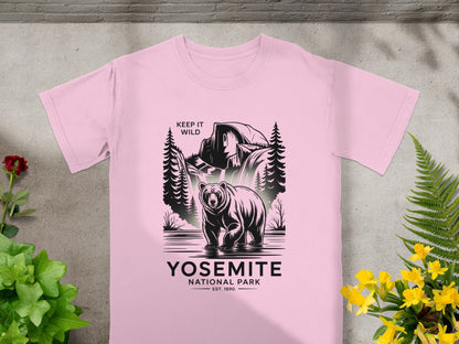 "Keep it Wild" Yosemite National Park T-Shirt - S - Sloth & Duck
