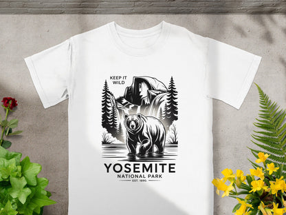 "Keep it Wild" Yosemite National Park T-Shirt - S - Sloth & Duck