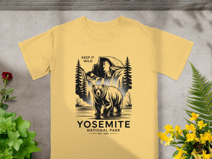 "Keep it Wild" Yosemite National Park T-Shirt - S - Sloth & Duck