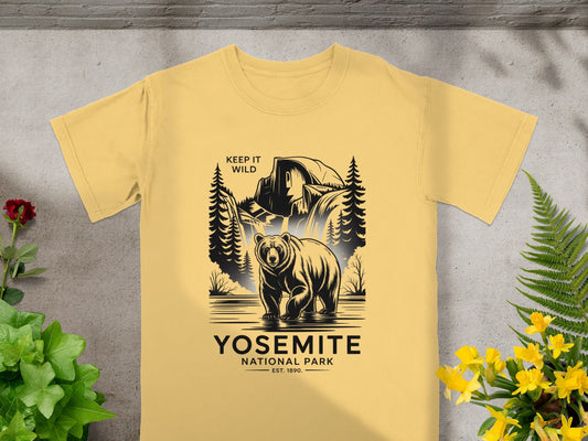 "Keep it Wild" Yosemite National Park T-Shirt - S - Sloth & Duck